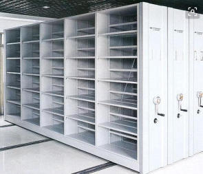 手動密集架拆裝文件柜鐵皮柜資料架自動檔案回轉柜售后